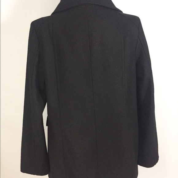 Weather Tamer Jacket Medium Black Wool Mix Womens - Picture 5 of 10